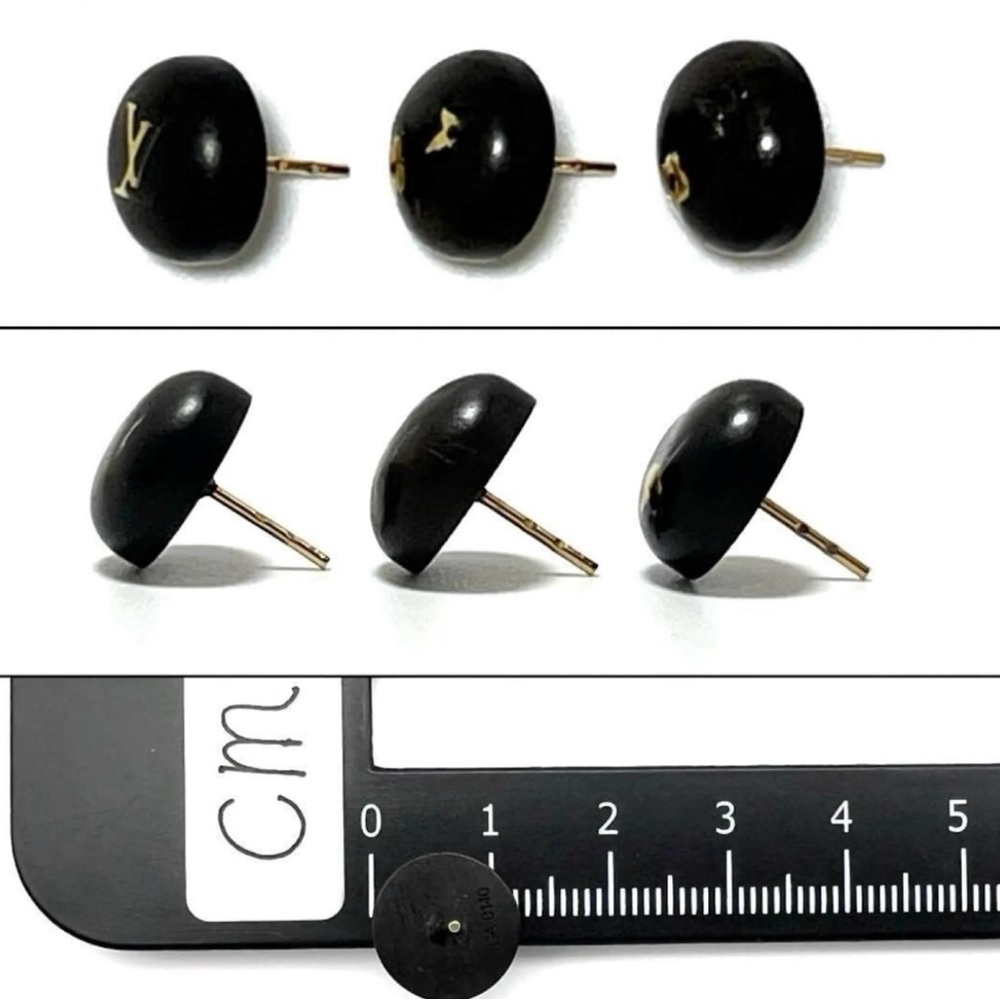Louis Vuitton Boucle de Reuil Puce Sylvania Earrings Dark brown - Picture 11 of 12